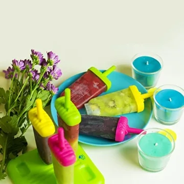 Popsicle Molds Set - Easy, Fun & Eco-Friendly Ice Treats