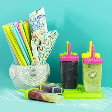 Popsicle Molds Set - Easy, Fun & Eco-Friendly Ice Treats