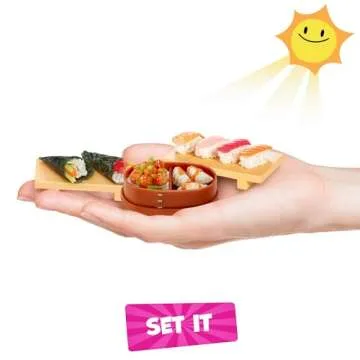 Make It Mini Food Diner Series 3 Sushi Restaurant Bundle (3 Pack) Mini Collectibles - MGA's Miniverse, Blind Packaging, DIY, Crafts, Resin Play, Replica Food, NOT Edible, Collectors, 8+