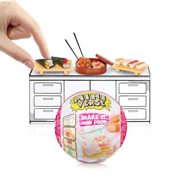 Make It Mini Food Diner Series 3 Sushi Restaurant Bundle (3 Pack) Mini Collectibles - MGA's Miniverse, Blind Packaging, DIY, Crafts, Resin Play, Replica Food, NOT Edible, Collectors, 8+