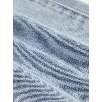 CIDER Yoney Baby Blue High-Rise Straight Leg Jeans