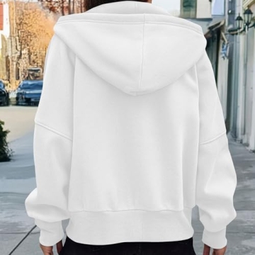 People Free Zip Up Hoodie Fleece Sweatshirt for Fall Fashion