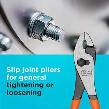 BLACK+DECKER Plier Set, 4-Piece (BDHT84002)