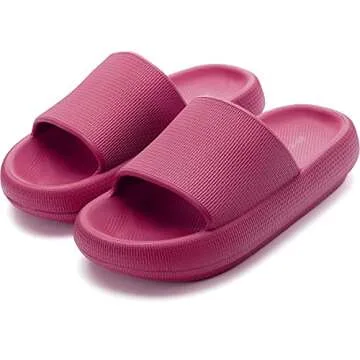 BRONAX Pillow Slippers for Women - Cushioned Comfort Slides