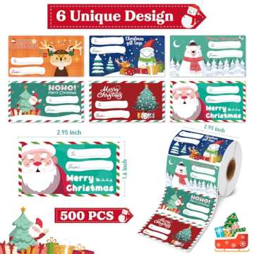 OHOME 500 PCS Tags - Gift Tags for Presents - Christmas Gifts for Women, Men, Kids - Wrapping Paper ...