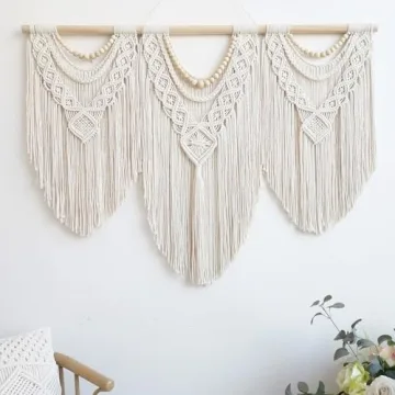 Guzhiou Large Boho Macrame Wall Hanging Art