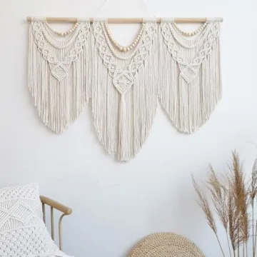 Guzhiou Large Boho Macrame Wall Hanging Art