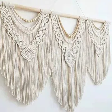 Guzhiou Large Boho Macrame Wall Hanging Art