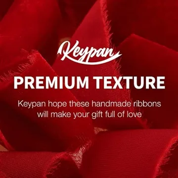 Keypan Velvet Ribbon Rolls for Crafting and Gift Wrapping
