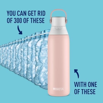 Brita Stainless Steel Filtering Water Bottle for Perfect Hydration