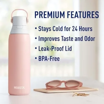 Brita Stainless Steel Filtering Water Bottle for Perfect Hydration