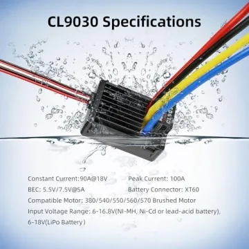 Radiolink CL9030 Waterproof ESC for RC Vehicles 90A
