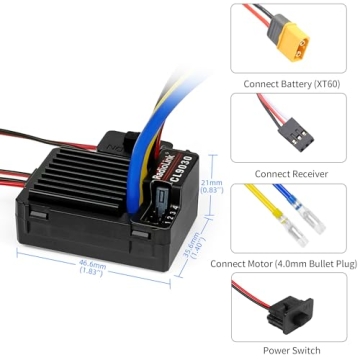 Radiolink CL9030 Waterproof ESC for RC Vehicles 90A