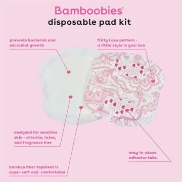 Bamboobies Disposable Nursing Pads for Breastfeeding Convenience