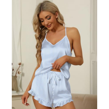 Luxurious SAPJON Silk Pajama Set for Women - 4 Pcs