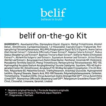 belif Hydrators-On-The-Go Kit | Travel Kit | Moisturizer, Eye Cream, Serum, Hydration | Daily Hydrating Skincare Set | Antioxidant Packed Moisturizing Set for All Skin Types | KBeauty | 1.01 Fl Oz