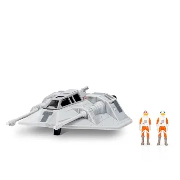 STAR WARS Micro Galaxy Squadron Luke Skywalker’s Snowspeeder (Armada Edition) - 5-Inch Vehicle wit...