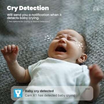 Litokam 2K Indoor Security Camera with Motion Detection