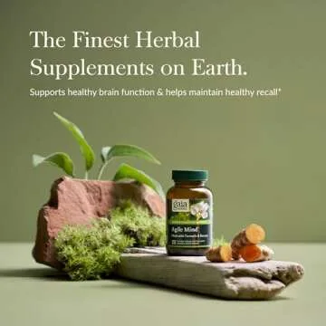 Gaia Herbs Agile Mind - Brain Support Herbal Capsules