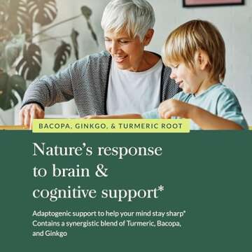 Gaia Herbs Agile Mind - Brain Support Herbal Capsules