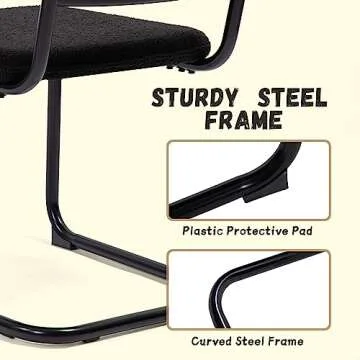 KROFEM Cesca Cane Dining Chairs Set of 2 for Stylish Dining