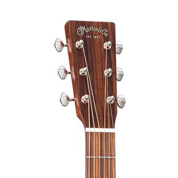 Martin Guitar D-15M with Gig Bag, Acoustic Guitar for the Working Musician, Mahogany Construction, Satin Finish, D-14 Fret, and Low Oval Neck Shape