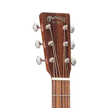 Martin Guitar D-15M with Gig Bag, Acoustic Guitar for the Working Musician, Mahogany Construction, Satin Finish, D-14 Fret, and Low Oval Neck Shape