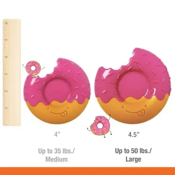 Durable Nylabone Power Chew Donut Dog Toy for Aggressive Chewers