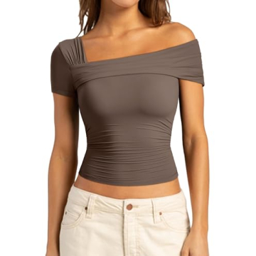 SUUKSESS Women's Sexy Off-Shoulder Summer Tank Top - Soft, Stretchy & Stylish