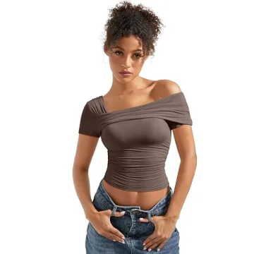 SUUKSESS Women's Off-Shoulder Summer Tank Top - Soft & Stylish