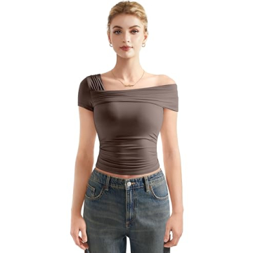 SUUKSESS Women's Off-Shoulder Summer Tank Top - Soft & Stylish