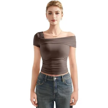 SUUKSESS Women's Off-Shoulder Summer Tank Top - Soft & Stylish