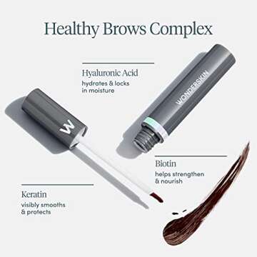 Wonderskin Dream Brow Eye Brow Gel, Long Lasting Eyebrow Gel, Waterproof, Transfer Proof Tinted Fill...