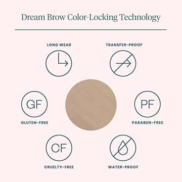 Wonderskin Dream Brow Eye Brow Gel, Long Lasting Eyebrow Gel, Waterproof, Transfer Proof Tinted Filler Eyebrow Mascara (Blonde)