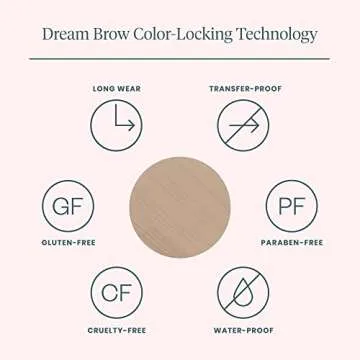 Wonderskin Dream Brow Eye Brow Gel, Long Lasting Eyebrow Gel, Waterproof, Transfer Proof Tinted Filler Eyebrow Mascara (Blonde)