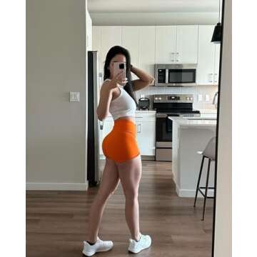 AUROLA Women High Waist Workout Shorts for Gym Fitness