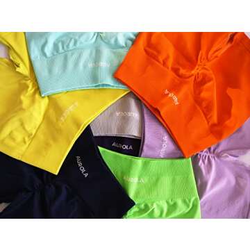 AUROLA Women High Waist Workout Shorts for Gym Fitness