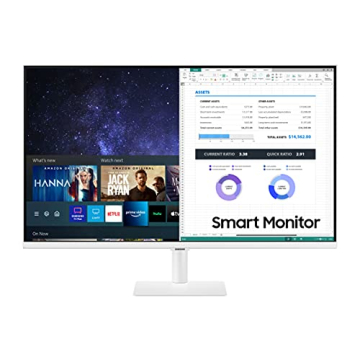 Samsung 27-Inch Class Monitor M5 Series - FHD Smart Monitor and Streaming TV (LS27AM501NNXZA, 2021 M...