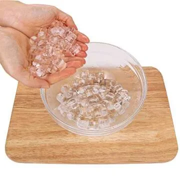 Webake Mini Silicone Ice Cube Tray with Lid for Drinks