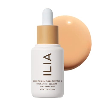 ILIA - Super Serum Skin Tint SPF 40 | Non-Comedogenic, Vegan, Lightweight to Help Against Blue Light...