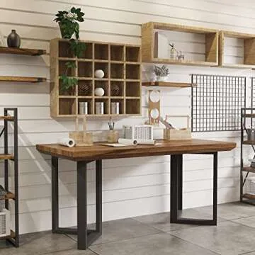 Luffioner Metal Table Legs 28 Inch,Table Legs Replacement Heavy Duty Square Tube Desk Legs Furniture Legs for Coffee Table, Dining Table Set of 2