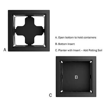 Elegant Lattice Planter Box for Outdoor Spaces