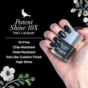 butter LONDON Patent Shine 10X Nail Lacquer, Gel-Like Finish, Chip-Resistant Formula, 10-Free Formul...