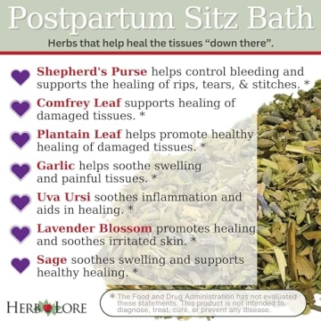 Soothe Recovery with Herb Lore Postpartum Sitz Bath