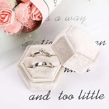 Etercycle Velvet Ring Box - Elegant Wedding Accessory