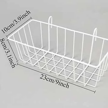 GBYAN Wall Grid Basket with Shelf - Chic Display Solution
