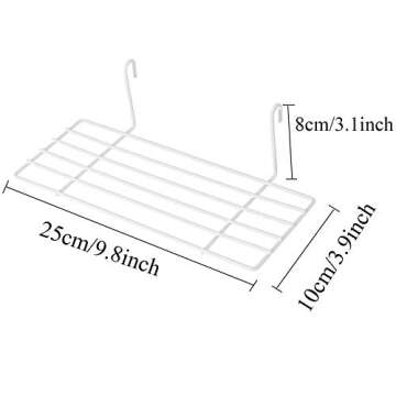 GBYAN Wall Grid Basket with Shelf - Chic Display Solution