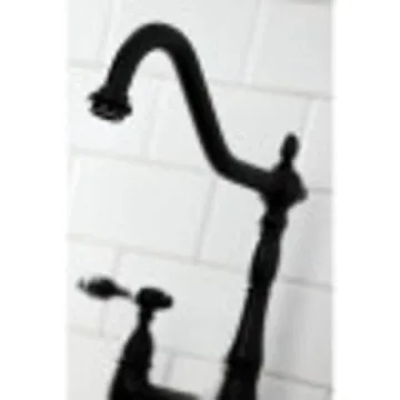 Kingston Brass Tudor Kitchen Faucet with Brass Sprayer