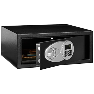 Amazon Basics Steel Security Safe - Digital Keypad & Emergency Keys