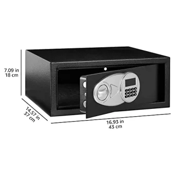 Amazon Basics Steel Security Safe Digital Keypad